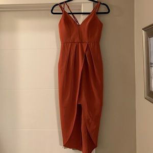 Coral Midi Pilgrim Dress, size 6